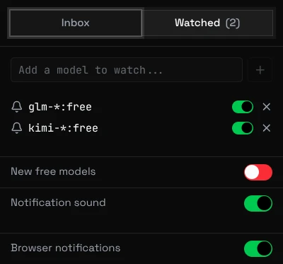Aba Acompanhados do sino de notificações